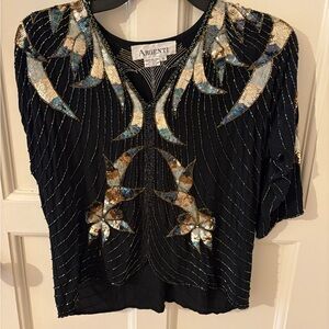 Vintage Beaded Top